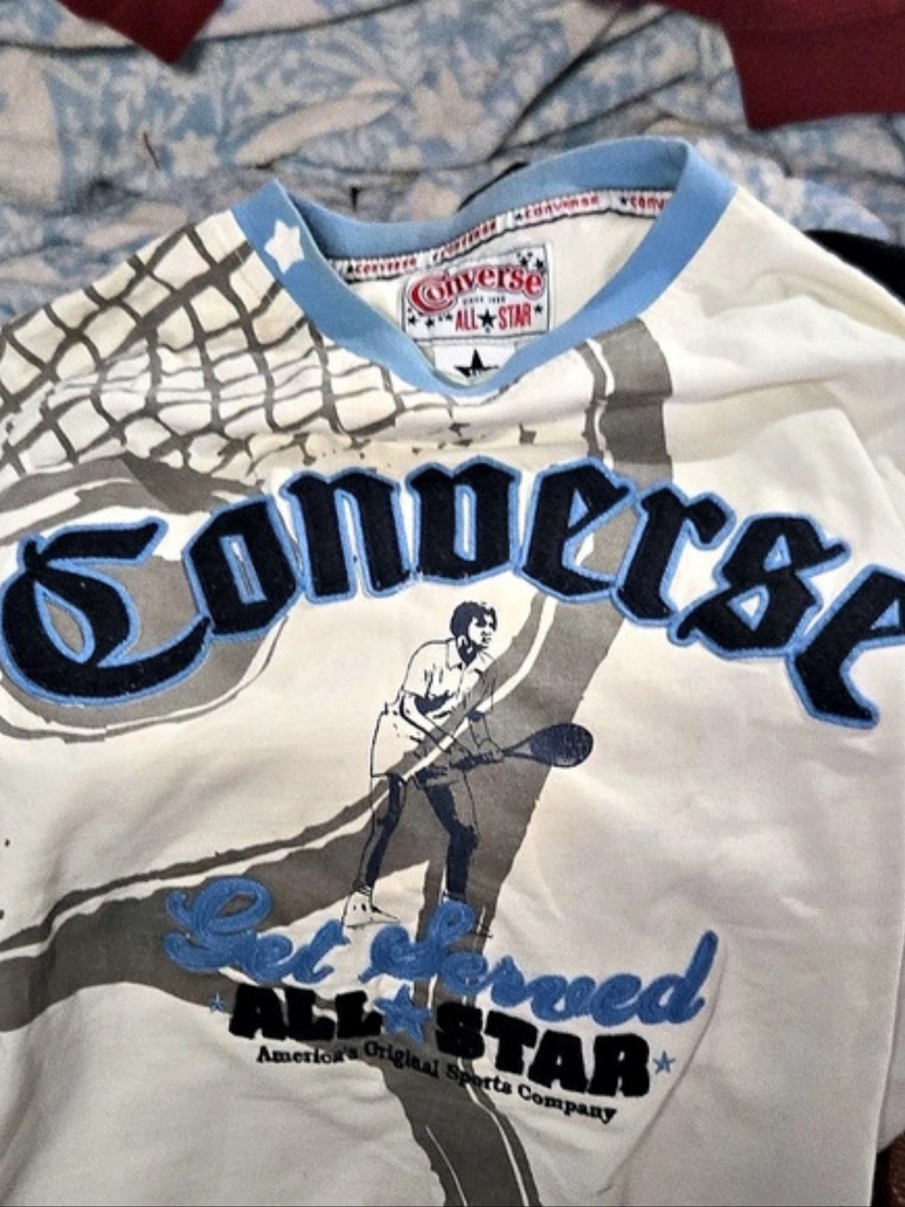 Converse All Star American Original Sports Company graphic tee Graphic Tee White